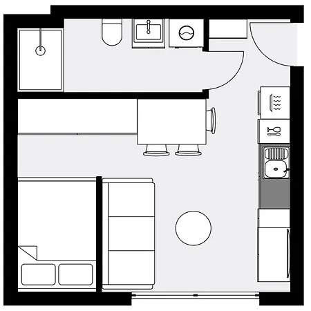 Urban No 3a, Free Private Parking, Self Check-in Apartment *